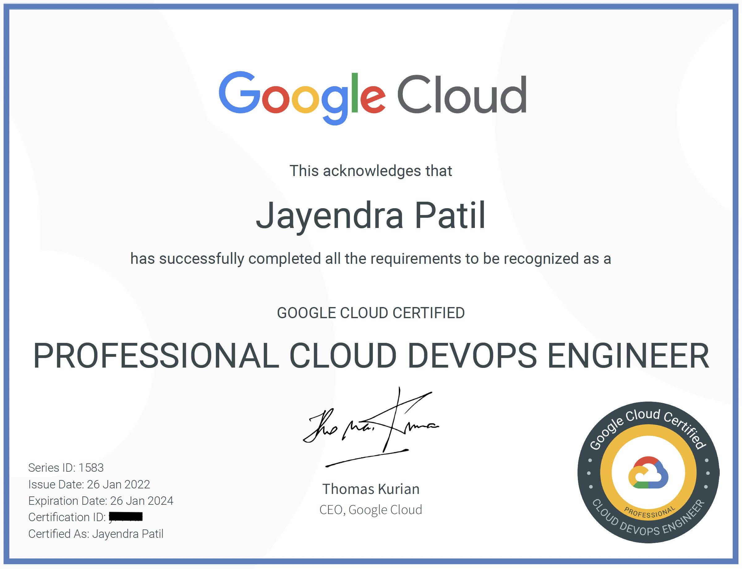 Gcp Devops Certification